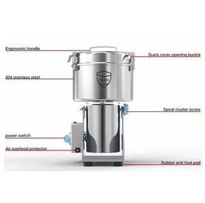 Broyeur <span class=keywords><strong>électrique</strong></span> <span class=keywords><strong>professionnel</strong></span> pour herbes sèches, épices, <span class=keywords><strong>moulin</strong></span> à farine, machine à broyer les aliments - Product Image 4