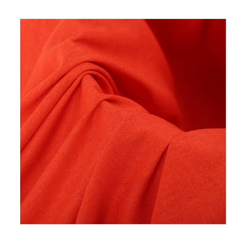 Wholesale 30%Linen 70% Polyester Blended Fabric For Garment Custom Soft High Quality Environmental Flax Linen Fabric For Skirts