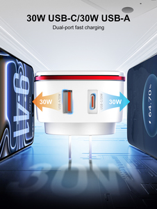 <span class=keywords><strong>Chargeur</strong></span> de voyage LDNIO A2405C, prix d'usine, 30W PD PPS, type C, QC 30W, adaptateur de charge rapide, <span class=keywords><strong>chargeur</strong></span> mural, chargeurs de téléphone portable - Product Image 3