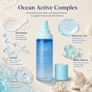 New Hot Products Marine Minerals Mist Deep Hydration Radiant Glow Refreshing Skin All Skin Types Hyaluronic Acid Hydrating Mist - Product Image 6