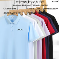 Kaos Polo Logo Kustom dengan Kerah Katun untuk Budaya Perusahaan dan Periklanan - Pilihan Bordir dan Sablon