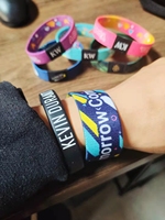 Bracelet en tissu personnalisé avec étiquette tissée, élastique, pour adultes et enfants, avec puce NFC RFID, réutilisable, pour événements, fabrication en usine