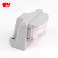 Lumière de plaque d'immatriculation LED pour remorque, camping-cars, camions, bateaux, UTV, VTT, camion, 12V 24V, lampe de plaque d'immatriculation blanche