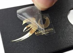 Cualquier forma personalizada Pequeñas pegatinas de metal utilizadas para diseños de identificación o marca y texto Etiqueta de metal plateada - Product Image 4