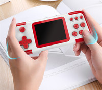 Joystick retro mini pantalla grande, consola de juegos portátil, 666