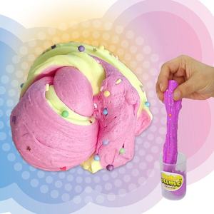 Popular Hot Selling 12Pcs Scented Foam Butter <strong>Slime</strong> wth bubble gum <strong>scent</strong> in PDQ for boys and girls - Product Image 3