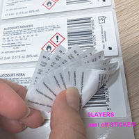 Autocollants triangulaires d'avertissement multi-usages, autocollants adhésifs pour bougies