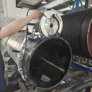 เครื่องตัดท่อพีวีซีแบบหมุนขนาดใหญ่ Eupc48 แบบพกพา สำหรับการตัดท่อขนาด 500-1200 มม. ด้วยมือ - Product Image 6
