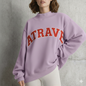 เสื้อสเวตเชิ้ตคอเต่า แขนยาว สไตล์ลำลอง สำหรับผู้หญิงและผู้ชาย ทรงโอเวอร์ไซส์ ผ้าคอตตอนฟลีซหนานุ่ม ใส่ได้ทั้งฤดูใบไม้ร่วงและฤดูหนาว  รับสั่งทำได้ - Product Image 1