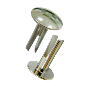 <span class=keywords><strong>Rivet</strong></span> fendu à tête de champignon en acier inoxydable nickelé personnalisé, <span class=keywords><strong>rivet</strong></span> <span class=keywords><strong>bifurqué</strong></span> pour sac - Product Image 2
