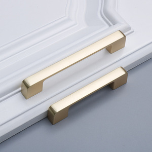 Cabinet Door Handles Zinc Alloy Bar Minimalist Style Durable Furniture Handle - Product Image 2