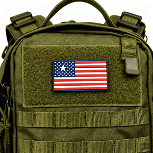 맞춤형 PVC 깃발 패치 국가별 국제 프라이드 여행자 가방 수트케이스 백팩 미국 국기 패치 - Product Image 5