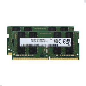 Module de mémoire RAM pour ordinateur portable de jeu, 32 Go (2x16 Go) DDR4 PC4-25600 SODIMM 2Rx8 CL22 1.2v, mise à niveau M471A2K43EB1-CWE Dual 16 - Product Image 1