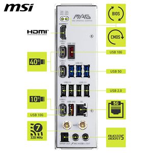 Carte mère ALIBABA ATX <span class=keywords><strong>MSI</strong></span> MAG X870E Tomahawk WiFi compatible avec les processeurs AMD Ryzen AM5-80A SPS VRM DDR5 - Product Image 6
