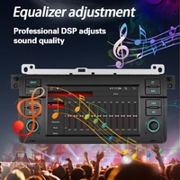 Fabrika kaynağı 7 inç 2 din Android sistemi kapasitif ekran 128GB GPS navigasyon araç DVD oynatıcı oynatıcı bmw e46