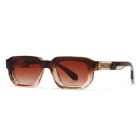 6237 Nouvelles Lunettes de Soleil Rétro Tendance pour Hommes et Femmes, Protection UV400, Monture Carrée Étroite, Style Punk, Luxe, Universelles, Verres Personnalisables avec Logo