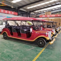 Carrito de Golf de 11 Plazas, Vehículo Eléctrico con Batería, Turístico, Antiguo, Clásico, Vintage