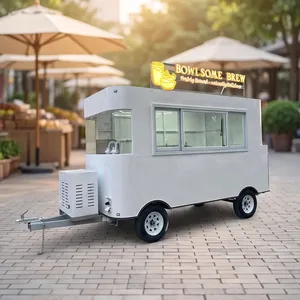 Chariot de restauration mobile populaire UE pour boulangerie, café, jus, camping, hamburgers, snacks – Idéal pour les entreprises - Product Image 1