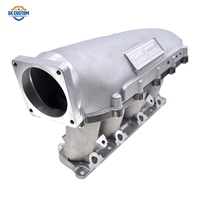 Throttle Body 90mm K20 K24 Engine Intake Manifold untuk Honda Civic 2002 -2005 Coupe Si Rsx K Series K Swap