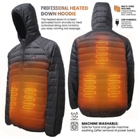 Veste coupe-vent isolante imperméable légère pour homme sur mesure, 5 zones chauffantes, veste chauffante électrique rechargeable pour homme