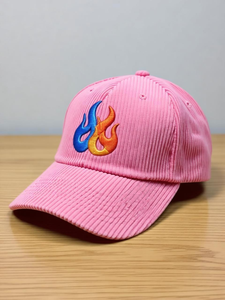 Nouvelle Casquette de Baseball Personnalisée 2026 en Velours Côtelé à 6 Panneaux avec Logo Brodé et Sangle Réglable - Product Image 4
