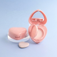 Boîtier vide de luxe rose pêche pour maquillage OEM, compatible avec les coussins d'air, crèmes BB et CC hydratantes, et fonds de teint – Emballage cosmétique végétalien