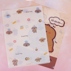 कस्टम लोगो एल-आकार कार्यालय फ़ाइल फ़ोल्डर pvc दस्तावेज़ बैग के साथ pp जेबों प्रस्तुति फ़ोल्डर के साथ - Product Image 3