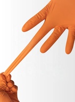 Gants de mécanicien Shuoya, moins chers, 8 min, résistants, 100% nitrile, motif diamant, poignets renforcés, antidérapants, durables