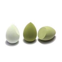 Éponge de maquillage, humide et sec, mignonne, en forme d'œuf, produit de beauté, vente directe d'usine, pièces