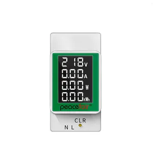 PZEM-008 Din Rail Power Energy Meter elettronico Kwh Meter wattmetro Multi Digital amperometro voltmetro AC 50-300V 100A