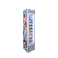Réfrigérateur compact vertical 105L avec éclairage LED