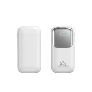 Produit phare : Chargeur rapide avec écran LED, pour les voyages en extérieur, 10000 mAh, sortie USB-C PD20W, charge super rapide, câble intégré, batterie externe - Product Image 5