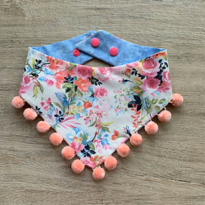 Pañuelo cuadrado triangular para mascotas, Bandana lisa con logotipo personalizado, <span class=keywords><strong>Collar</strong></span> de lazo para perro, bufandas para cabeza - Product Image 2