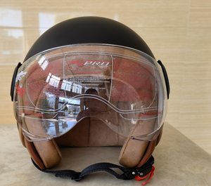 Thiết kế đơn giản ECE 22.06 được phê duyệt giá rẻ giá xe máy Mũ bảo hiểm mở mặt nửa mặt Mũ bảo hiểm - Product Image 4