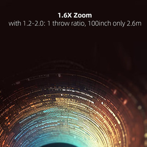 Projecteur extérieur Yinzam WU7 3LCD 10000 lumens 1920x1200p UHD 4K pour zoom 1,6X, hologramme 3D, cartographie extérieure, projecteur - Product Image 6