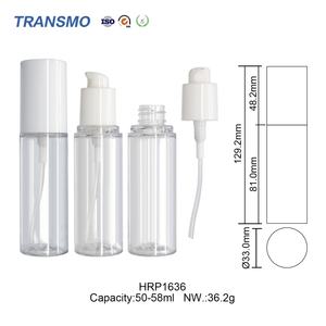 Bouteille en plastique pour maquillage en gros, impression de logo de marque, 50-58 ml, contenant pour soins de la peau, flacon pompe mousse, emballage de lotion - Product Image 2