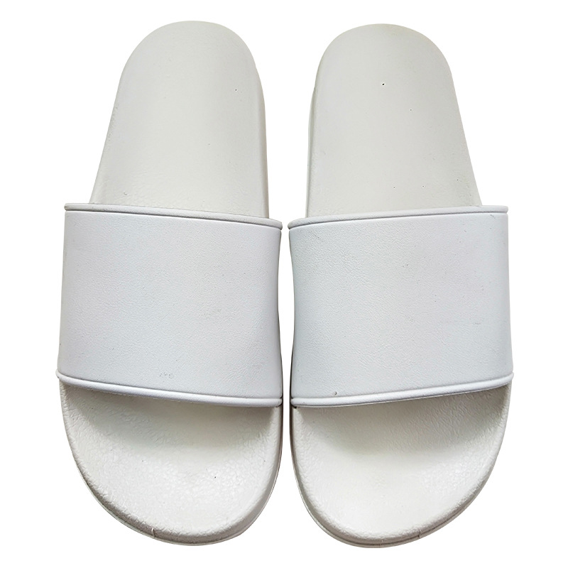 Custom Logo Summer Home Bathroom Slides Men Women PVC Plastic flip-flops Slippers Manufacturer