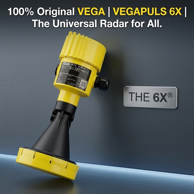 100% Original VEGA VEGAPULS 6X 80GHz Radar Level Sensor for Universal Liquid and Solids Continuous Measurement SIL2