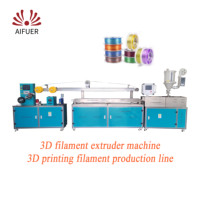 Extrudeuse d'imprimante 3D à haut rendement AFE30 pour la production de filaments ABS LDPE PET ASA PE avec moteur à vis à noyau essentiel