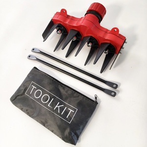 Zaino <span class=keywords><strong>decespugliatore</strong></span> <span class=keywords><strong>decespugliatore</strong></span> <span class=keywords><strong>per</strong></span> erba pezzi di ricambio --- testa di coltivatore con 4 set di lame - Product Image 2