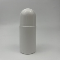 Flacon de parfum à bille vide en plastique rechargeable pour huiles essentielles, déodorants, avec emballage