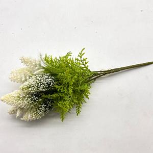 Alta qualità 5-Branch artificiale per matrimonio in plastica <span class=keywords><strong>prato</strong></span> coda di volpe fiore fabbrica vendita diretta per le decorazioni di san valentino - Product Image 4