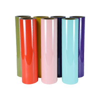 Vinyle thermocollant PU HTV en gros pour textiles, rouleaux de vinyle PU à transfert thermique