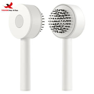 Brosse à cheveux auto-nettoyante à bouton-poussoir, prix bas, pour hommes et femmes, durable, peigne à massage du cuir chevel, anti- - Product Image 4
