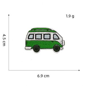 New Iron on Embroidery Green Series Cap Bus Pineapple Heart Coco Tree Patch for Decoration Gift - Product Image 3