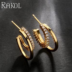 Lacole EP5606 joyería de moda pendientes de circonita cúbica para mujer - Product Image 6