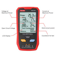 Testeur de puissance maximale de module photovoltaïque MPPT solaire UT673PV 5~800W, tension en circuit ouvert, courant en court-circuit, test d'impédance et de Vmp