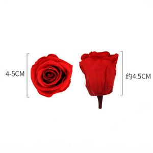 Caja de Regalo con Flores Cuadradas Eternal Life, Rosas Secas Artificiales y Preservadas para el Día de San Valentín y Graduación - Product Image 6