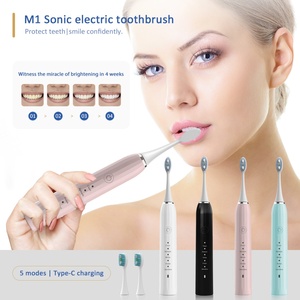 แปรงสีฟันไฟฟ้าอัจฉริยะสำหรับผู้ใหญ่ ชาร์จได้ นุ่มนวล ระดับมืออาชีพ พร้อมระบบตั้งเวลาอัจฉริยะ สำหรับการเดินทาง ช่วยฟอกสีฟัน - Product Image 5