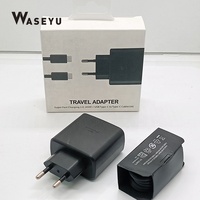 Cargador Rápido con Enchufe Europeo de 45W, Adaptador de Pared Tipo-C con Entrega de Energía para Samsung Galaxy S24+ S23+ Google Pixel 8 7, Carga Profesional